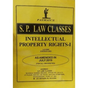 S. P. Law Classes Intellectual Property Rights I (IPR 1 Sp Notes) for BA. LL.B & LL.B Students by Prof. A. U. Pathan Sir